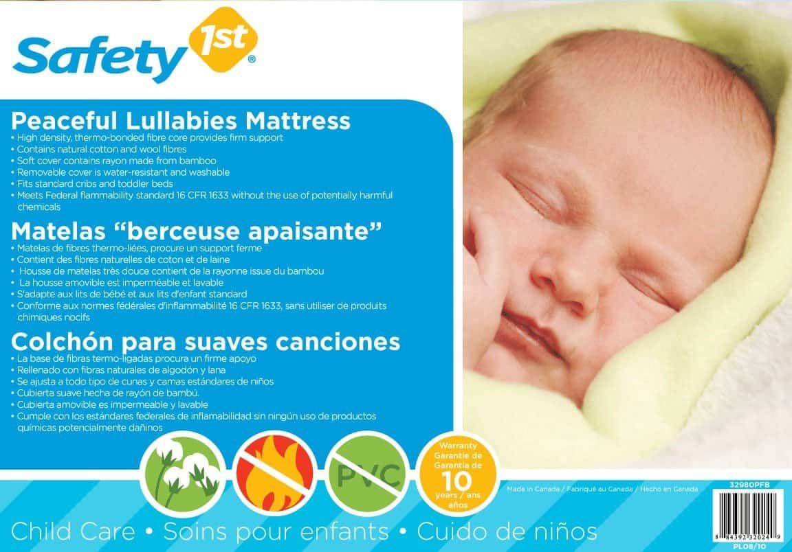 safety 1st peaceful lullabies mattress review