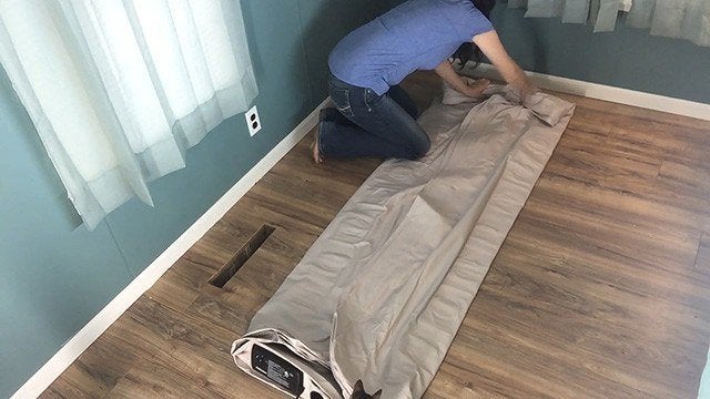 air mattress keeps deflating but no holes