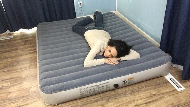 soundasleep camping series air mattress queen size