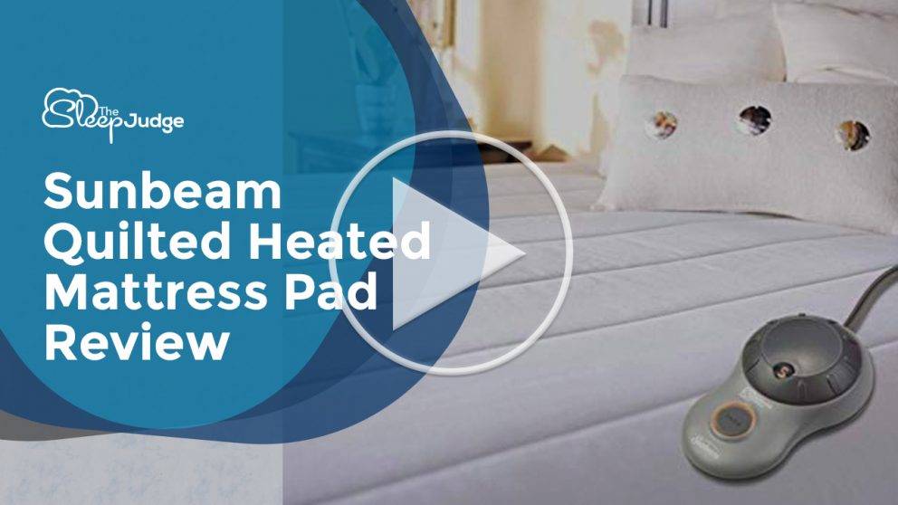 sunbeam premium quilted heated mattress pad reviews