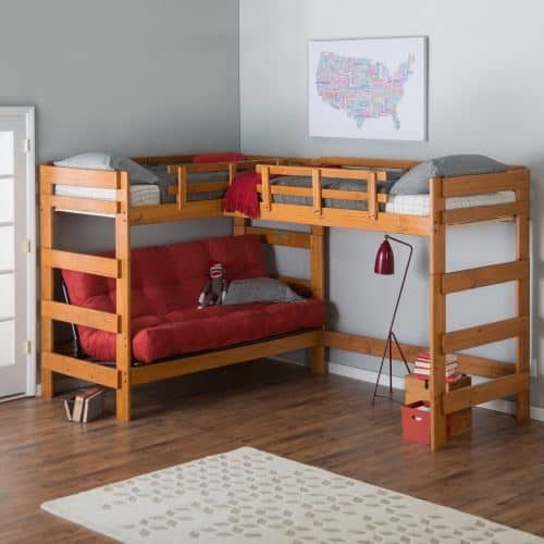 double cabin bed with storage