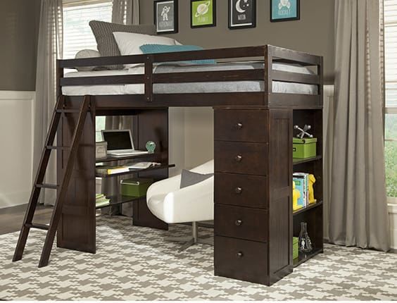 bunk bed office space