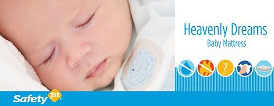 safety 1st heavenly dreams mattress size