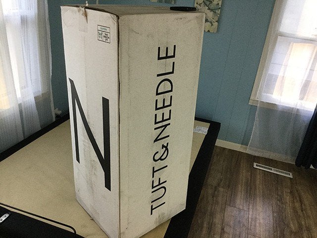 tuft and needle mattress box size