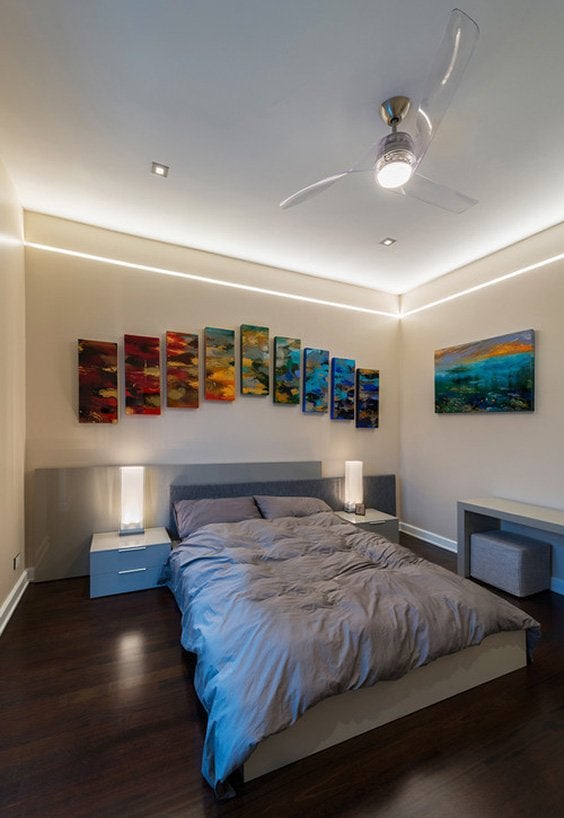Modern Cool Led Bedroom Ideas 