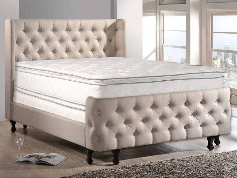 king plush pillow top double sided mattress