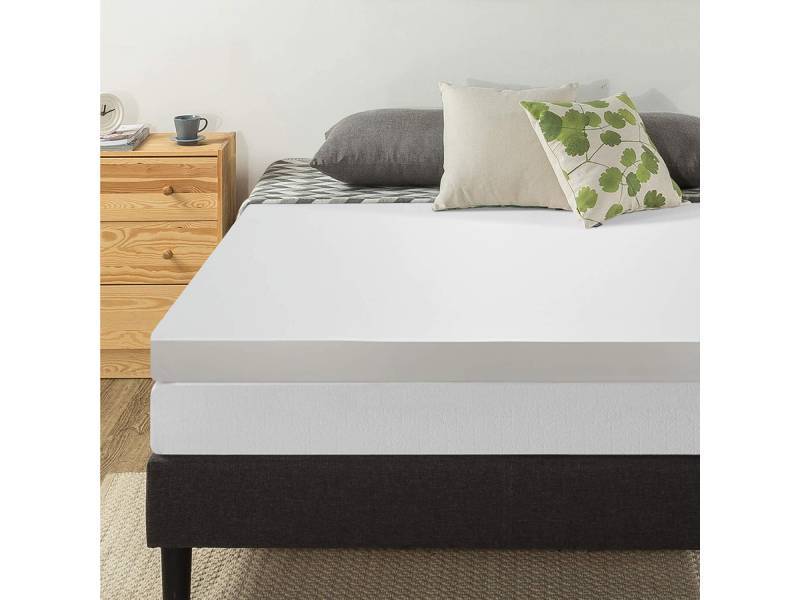 4 inch memory foam mattress topper with cover