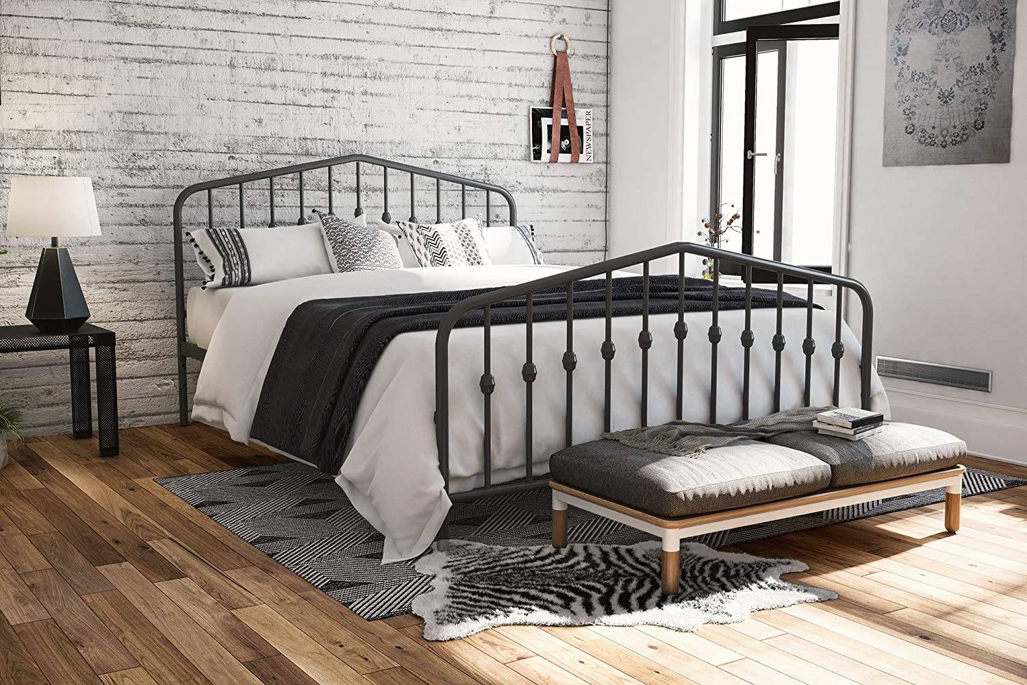 denver mattress queen metal bed frame