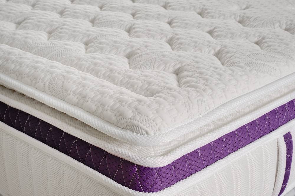 mattress pad with expand a grip skirt