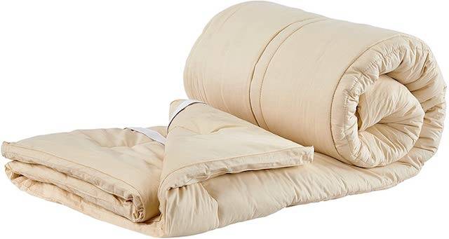 sleep and beyond organic wool mattress topper