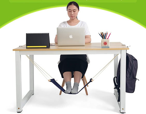 A few improvements into 2021; everyone needs a desk foot hammock :  r/battlestations